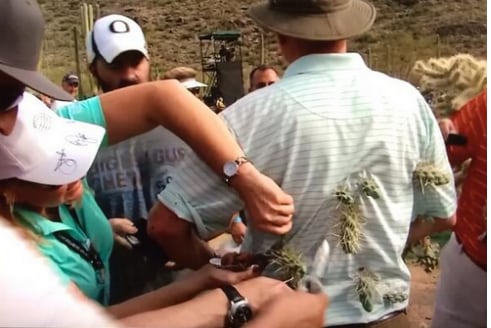 Thanks to Bad Rory McIlroy Shot, Fan Gets Introduced to a Whole Bunch of Cactus