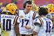 Rivers (center) is transferring from LSU.