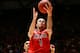 Feb 19, 2014; Salt Lake City, UT, USA; Arizona Wildcats guard Gabe York (1) gets past Utah Utes guard Brandon Taylor (11) and lays the ball up to the basket during the first half at Jon M. Huntsman Center. Mandatory Credit: Chris Nicoll-USA TODAY Sports