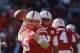 Nebraska quarterback Johnny Stanton (5) throws during warmups as Michigan State and Nebraska prepare to square off in an NCAA college football game in Lincoln, Neb., Saturday, Nov. 16, 2013. (AP Photo/Nati Harnik)