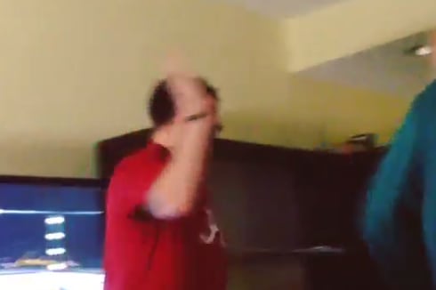 Webb Posts Video of McCarron Freaking out After Beating a Video Game