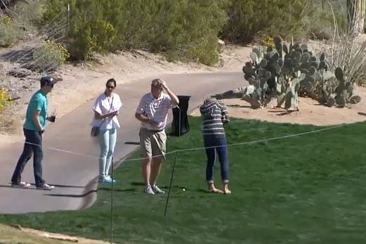 Bubba Watson Almost Hits His Wife with a Bad Shot