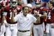 FILE - In this file photo from Jan. 2, 2014, Alabama head coach Nick Saban, center, calls drills as his team warms up before the NCAA college football Sugar Bowl against Oklahoma in New Orleans. The Southeastern Conference is still reigning supreme on the recruiting trail. The Crimson Tide is poised to bring in another top-rated recruiting class on Wednesday's, Feb. 5, 2014, national signing day. Six SEC rivals also have built top 10 classes, according to the 247Sports composite rankings of the major recruiting sites. (AP Photo/Rusty Costanza, File)