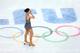 SOCHI, RUSSIA - FEBRUARY 20: Adelina Sotnikova of Russia reacts after competing in the Figure Skating Ladies' Free Skating on day 13 of the Sochi 2014 Winter Olympics at Iceberg Skating Palace on February 20, 2014 in Sochi, Russia. (Photo by Paul Gilham/Getty Images)