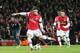 Arsenal's Mesut Ozil misses to score with a penalty during a Champions League, round of 16, first leg soccer match between Arsenal and Bayern Munich at the Emirates stadium in London, Wednesday, Feb. 19, 2014 .(AP Photo/Alastair Grant)