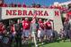 Nebraska head coach Bo Pelini leads his players onto the field before an NCAA college football game against Northwestern, in Lincoln, Neb., Saturday, Nov. 2, 2013. (AP Photo/Nati Harnik)