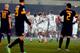 VERONA, ITALY - FEBRUARY 17: Alessio Cerci of Torino FC is mobbed by team-mates after scoring his team's second goal during the Serie A match between Hellas Verona FC and Torino FC at Stadio Marc'Antonio Bentegodi on February 17, 2014 in Verona, Italy. (Photo by Dino Panato/Getty Images)