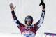 Vic Wild celebrates his second gold medal.