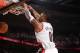 PORTLAND, OR - FEBRUARY 21: Damian Lillard #0 of the Portland Trailblazers dunks the ball against the Utah Jazz on February 21, 2014 at the Moda Center Arena in Portland, Oregon. NOTE TO USER: User expressly acknowledges and agrees that, by downloading and or using this photograph, user is consenting to the terms and conditions of the Getty Images License Agreement. Mandatory Copyright Notice: Copyright 2014 NBAE 2014 NBAE (Photo by Cameron Browne/NBAE via Getty Images)