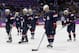Team USA skates off the ice after losing 5-0 to Finland in the men's bronze medal ice hockey game at the 2014 Winter Olympics, Saturday, Feb. 22, 2014, in Sochi, Russia. (AP Photo/Petr David Josek)