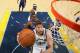 MEMPHIS, TN - FEBRUARY 18: Marc Gasol #33 of the Memphis Grizzlies shoots against the New York Knicks on February 18, 2014 at FedExForum in Memphis, Tennessee. NOTE TO USER: User expressly acknowledges and agrees that, by downloading and or using this photograph, User is consenting to the terms and conditions of the Getty Images License Agreement. Mandatory Copyright Notice: Copyright 2014 NBAE (Photo by Joe Murphy/NBAE via Getty Images)