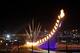 The Olympic Cauldron is lit during the opening ceremony of the 2014 Winter Olympics in Sochi, Russia, Friday, Feb. 7, 2014. (AP Photo/Julio Cortez)