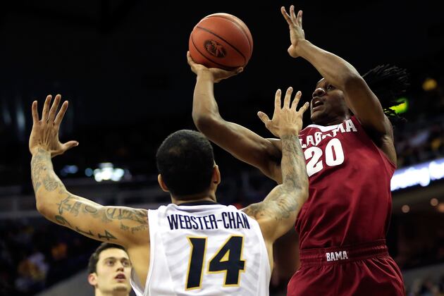 Alabama Holds on to Beat Missouri, 80-73