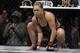 Ronda Rousey prepares for a UFC 170 mixed martial arts women's bantamweight title fight against Sara McMann on Saturday, Feb. 22, 2014, in Las Vegas. (AP Photo/Isaac Brekken)