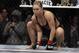 Ronda Rousey prepares for a UFC 170 mixed martial arts women's bantamweight title fight against Sara McMann on Saturday, Feb. 22, 2014, in Las Vegas. (AP Photo/Isaac Brekken)