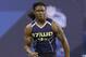 Clemson wide receiver Sammy Watkins runs the 40-yard dash at the NFL football scouting combine in Indianapolis, Sunday, Feb. 23, 2014. (AP Photo/Nam Y. Huh)