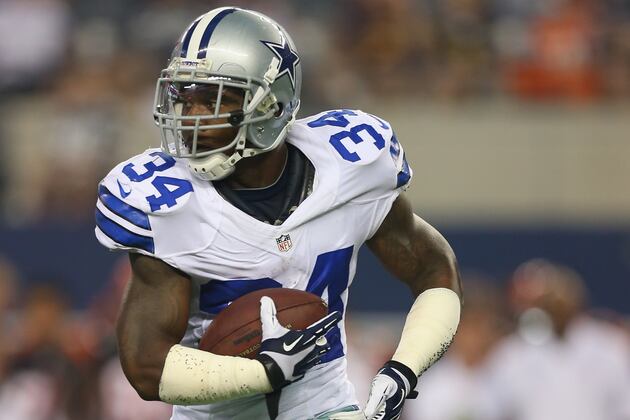 Report: Cowboys to Let RB Tanner Be a FA