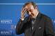 UEFA President Michel Platini gestures, prior to a press conference, one day prior to the Euro 2016 qualifying draw, at the Acropolis Convention Centre, in Nice, southeastern France, Saturday, Feb 22, 2014. (AP Photo/Lionel Cironneau)