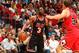 MIAMI, FL - February 23: Dwyane Wade #3 of the Miami Heat looks to pass the ball against the Chicago Bulls at the American Airlines Arena in Miami, Florida on Feb. 3, 2014. NOTE TO USER: User expressly acknowledges and agrees that, by downloading and/or using this photograph, user is consenting to the terms and conditions of the Getty Images License Agreement. Mandatory copyright notice: Copyright NBAE 2014 (Photo by Issac Baldizon/NBAE via Getty Images)