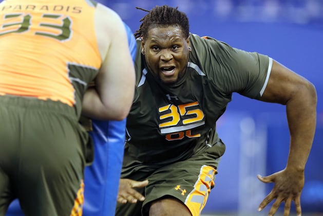 Vols O-Linemen in Action at NFL Combine