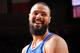 HOUSTON, TX - JANUARY 3: Tyson Chandler #6 of the New York Knicks reacts to a play against the Houston Rockets on January 3, 2014 at the Toyota Center in Houston, Texas. NOTE TO USER: User expressly acknowledges and agrees that, by downloading and or using this photograph, User is consenting to the terms and conditions of the Getty Images License Agreement. Mandatory Copyright Notice: Copyright 2014 NBAE (Photo by Bill Baptist/NBAE via Getty Images)