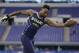 Louisiana State wide receiver Jarvis Landry makes a one-handed catch during a drill at the NFL football scouting combine in Indianapolis, Sunday, Feb. 23, 2014. (AP Photo/Michael Conroy)
