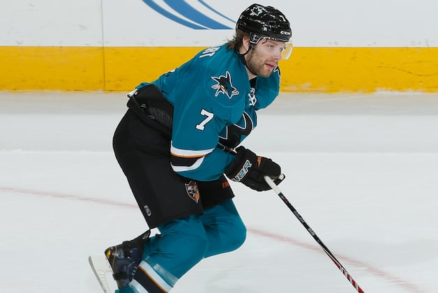Sharks' Stuart out at Least a Week