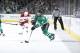 DALLAS, TX - FEBRUARY 8: Trevor Daley #6 of the Dallas Stars handles the puck against the Phoenix Coyotes at the American Airlines Center on February 8, 2014 in Dallas, Texas. (Photo by Glenn James/NHLI via Getty Images)