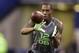 Alabama defensive back Ha Ha Clinton-Dix makes a catch during drill at the NFL football scouting combine in Indianapolis, Tuesday, Feb. 25, 2014. (AP Photo/Michael Conroy)