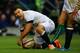 LONDON, ENGLAND - FEBRUARY 22: Danny Care of England goes over to score a try during the RBS Six Nations match between England and Ireland at Twickenham Stadium on February 22, 2014 in London, England. (Photo by David Cannon/Getty Images)