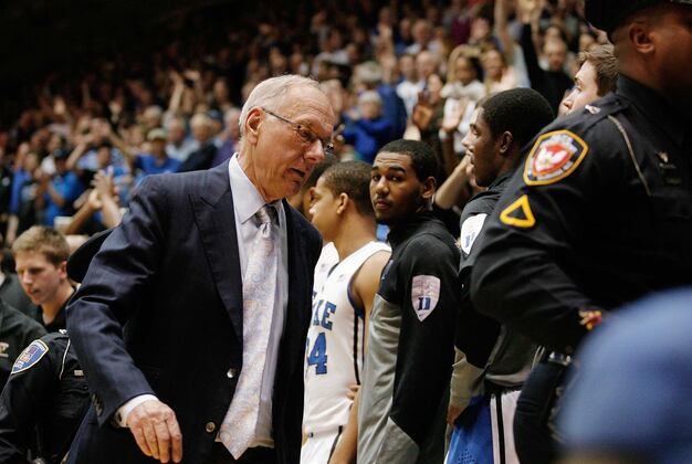 Boeheim Takes Jab at Turgeon After Game