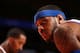 NEW YORK, NY - JANUARY 30: Carmelo Anthony #7 of the New York Knicksn during a game between the New York Knicks and the Cleveland Cavaliers at Madison Square Garden in New York City on January 30, 2014. NOTE TO USER: User expressly acknowledges and agrees that, by downloading and or using this photograph, User is consenting to the terms and conditions of the Getty Images License Agreement. Mandatory Copyright Notice: Copyright 2014 NBAE (Photo by Nathaniel S. Butler/NBAE via Getty Images)