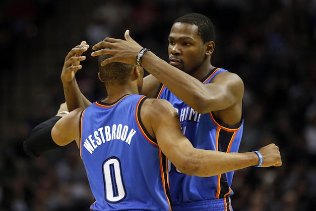 Will Russell Westbrook Help or Harm Kevin Durant's MVP Chase?