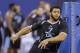 Pittsburgh defensive lineman Aaron Donald runs a drill at the NFL football scouting combine in Indianapolis, Monday, Feb. 24, 2014. (AP Photo/Michael Conroy)