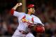 BOSTON, MA - OCTOBER 30: Carlos Martinez #62 of the St. Louis Cardinals pitches against the Boston Red Sox in the sixth inning of Game Six of the 2013 World Series at Fenway Park on October 30, 2013 in Boston, Massachusetts. (Photo by Rob Carr/Getty Images)