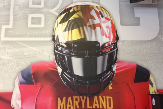 Maryland Facility Outfitted with New Big Ten Graphic