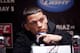 NEW YORK - MARCH 06: UFC lightweight Nate Diaz speaks at a press conference at Radio City Music Hall on March 06, 2012 in New York City. UFC announced that their third event on the FOX network will take place on Saturday, May 5 from the IZOD Center in East Rutherford, N.J.. (Photo by Michael Nagle/Getty Images)