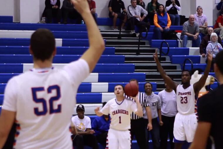 Team Manager with Cerebral Palsy Suits Up for Georgia Highlands College, Hits 3s