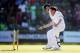 PORT ELIZABETH, SOUTH AFRICA - FEBRUARY 23: Dale Steyn of South Africa shows Brad Haddin of Australia that he bowled him out during day four of the Second Test match between South Africa and Australia at AXXESS St George's Cricket Stadium on February 23, 2014 in Port Elizabeth, South Africa. (Photo by Morne de Klerk/Getty Images)