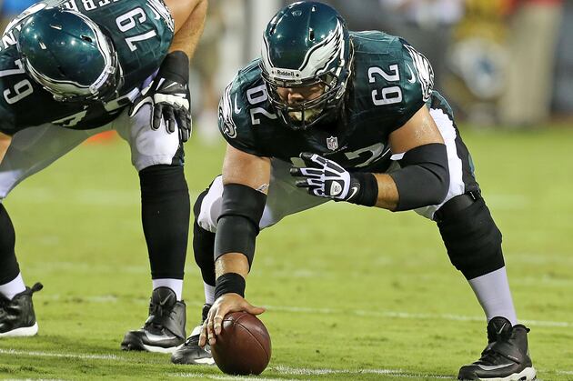 Eagles Ink Center Jason Kelce
