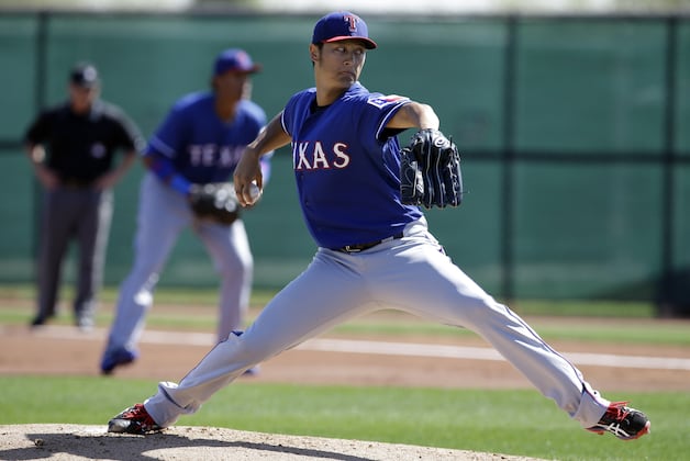 Darvish Strikes out 4 in 2 Scoreless Innings