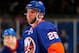 UNIONDALE, NY - JANUARY 27: Thomas Vanek #26 of the New York Islanders skates against the Boston Bruins at Nassau Veterans Memorial Coliseum on January 27, 2014 in Uniondale, New York. The Bruins defeated the Islanders 6-3. (Photo by Mike Stobe/NHLI via Getty Images)