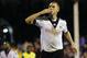 Fulham's Steve Sidwell celebrates scoring a goal during the English FA Cup 3rd round replay soccer match between Fulham and Norwich City at Craven Cottage stadium in London, Tuesday, Jan. 14, 2014. (AP Photo/Kirsty Wigglesworth)