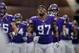 Dec 15, 2013; Minneapolis, MN, USA; Minnesota Vikings defensive end Everson Griffen (97) runs onto the field to play the Philadelphia Eagles at Mall of America Field at H.H.H. Metrodome. The Vikings win 48-30. Mandatory Credit: Bruce Kluckhohn-USA TODAY Sports