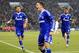 Schalke's Julian Draxler celebrates after scoring his side's opening goal during the Champions League group E soccer match between FC Schalke 04 and FC Basel in Gelsenkirchen, Germany, Wednesday, Dec.11,2013. (AP Photo/Frank Augstein)