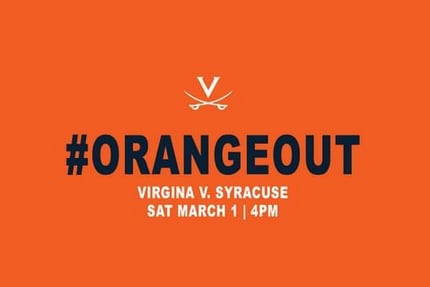 Virginia Is Calling for an #OrangeOut Against the Syracuse Orange