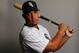 Chicago White Sox Jose Abreu poses for his photograph during baseball spring training photo day Feb. 22, 2014 in Glendale, Ariz. (AP Photo/Paul Sancya)