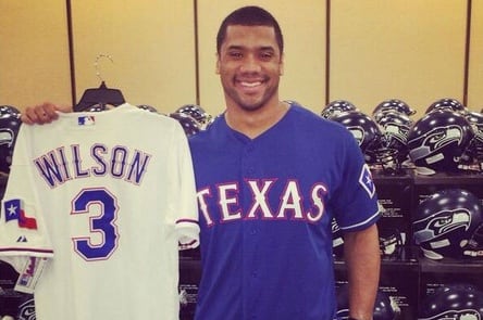 Russell Wilson Texas Jersey on Sale Sunday