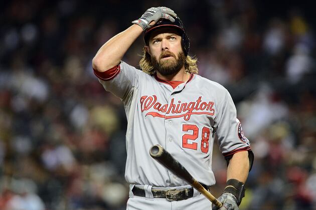 Jayson Werth Isn't Fond of His 2014 Topps Baseball Card