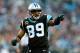 CHARLOTTE, NC - DECEMBER 15: Steve Smith #89 of the Carolina Panthers during their game at Bank of America Stadium on December 15, 2013 in Charlotte, North Carolina. (Photo by Streeter Lecka/Getty Images)